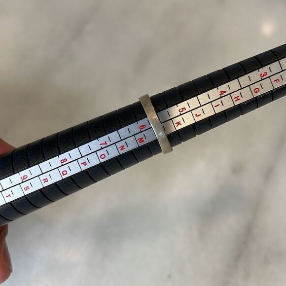 Sterling Silver Marcasite and Peridot-Colored Stone Ring - Picture 10 of 10